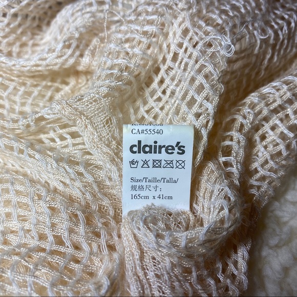 Beauftul Tan & Cream/Light Brown Scarf - Picture 6 of 7